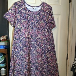 Multi color lularoe dress size xl